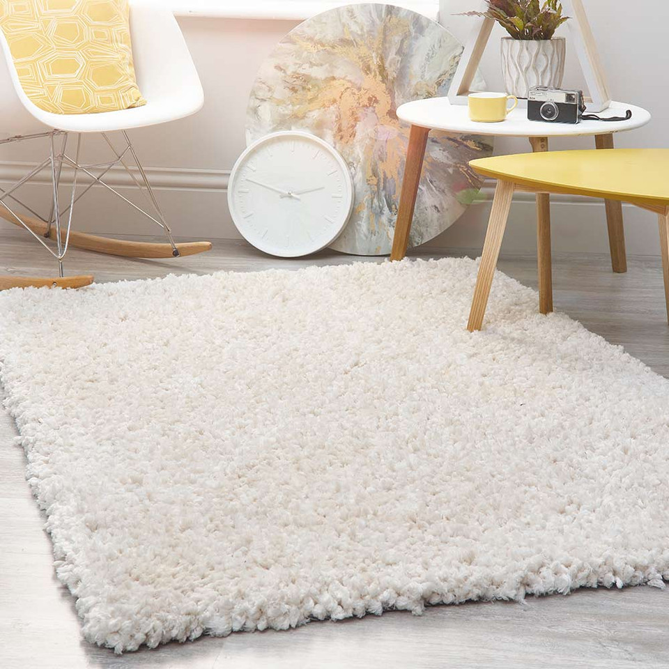 Origins Portland Cream Thick Cosy Rug