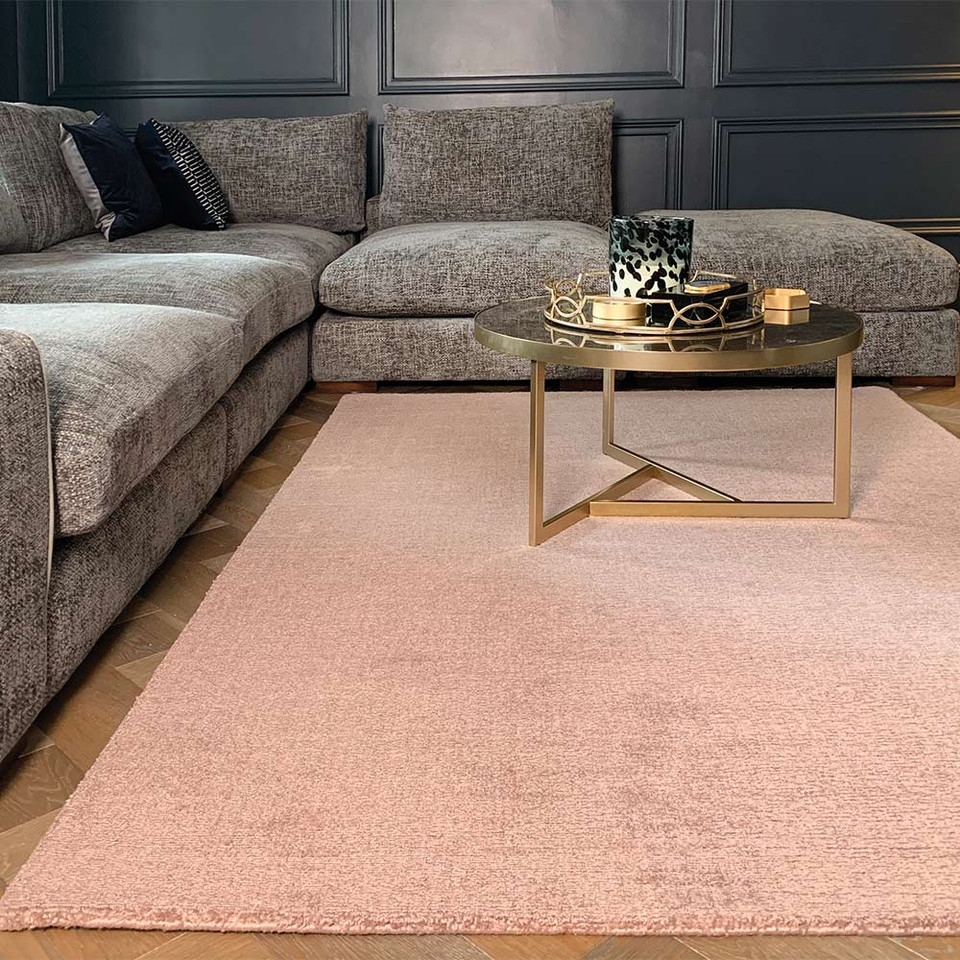 Origins Reef Blush Plain Textures Rug