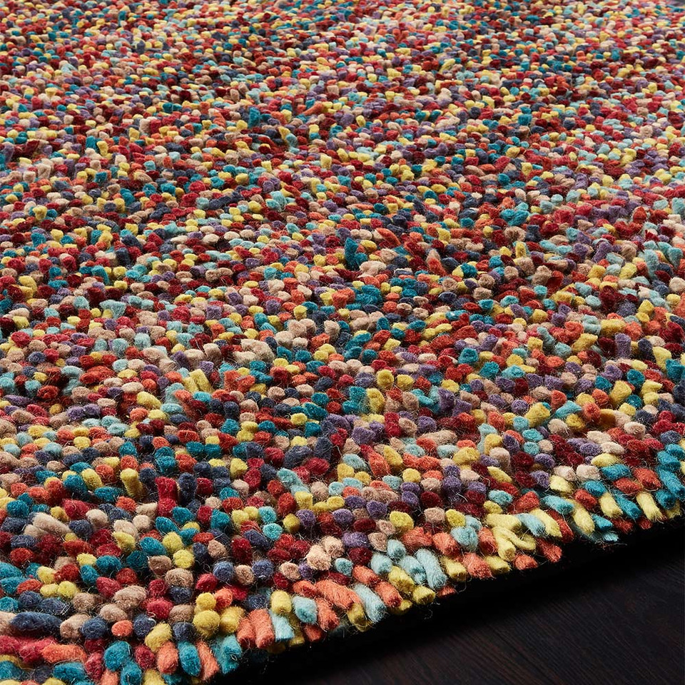 Origins Rocks Chunky Rainbow Multi Wool Rug