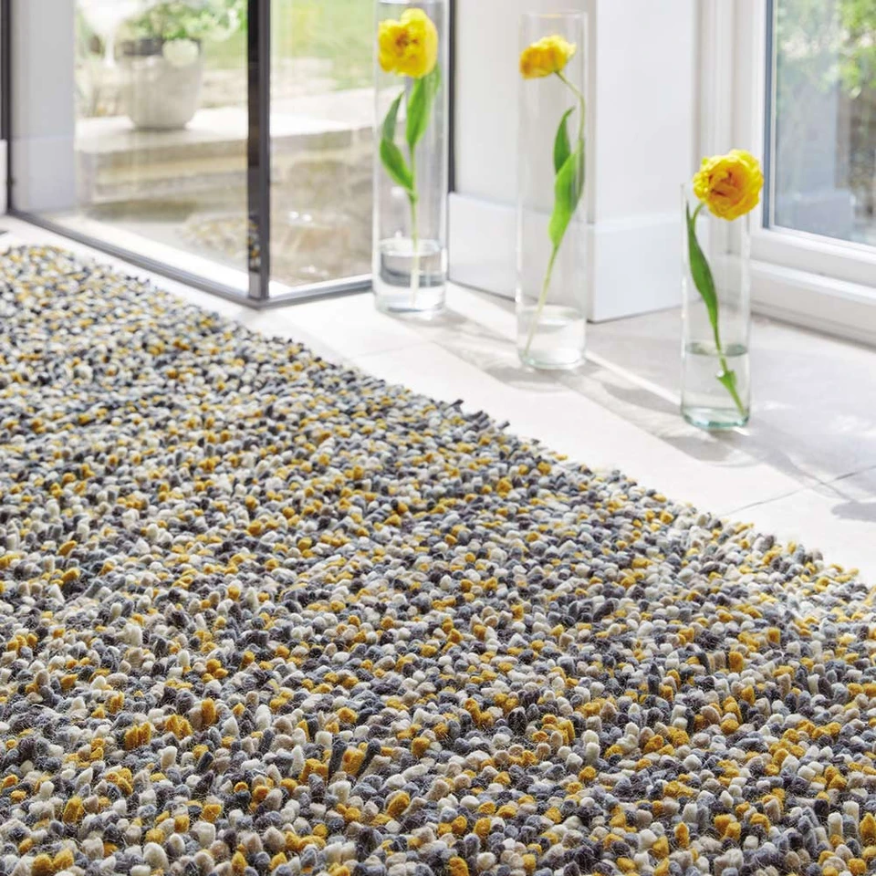 Origins Rocks Chunky Ochre Multi Wool Rug