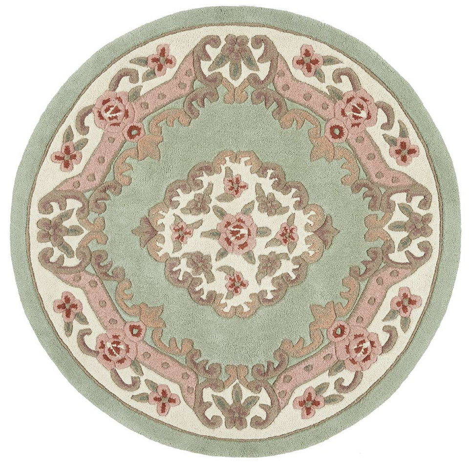 Origins Shensi Green Aubusson Rug