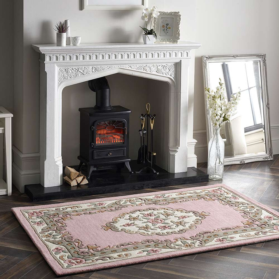 Origins Shensi Pink Aubusson Rug