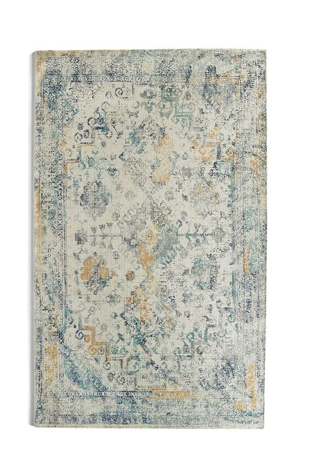 Origins Vogue Blue Ochre Faded Heritage Rug