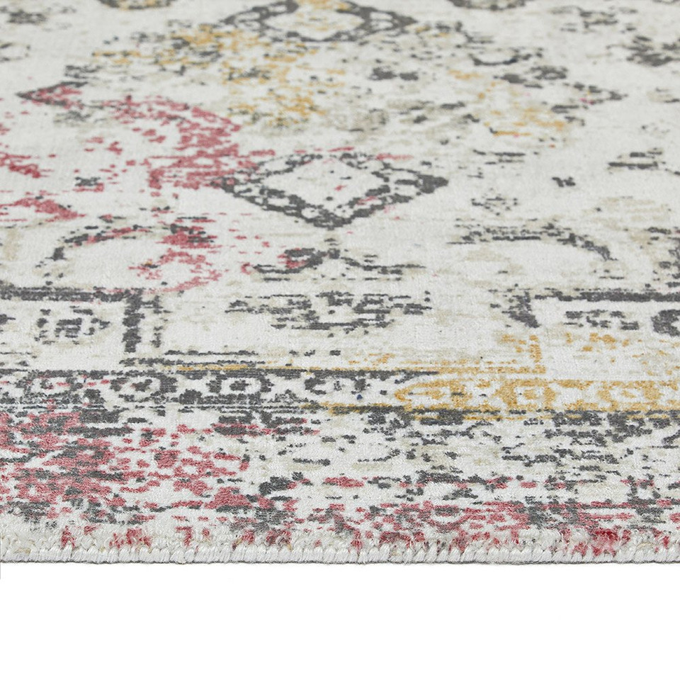 Origins Vogue Pink Ochre Faded Heritage Rug