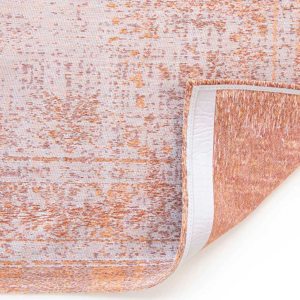 Medallion Salmon 9067 Indoor Outdoor Washable Eco Rug