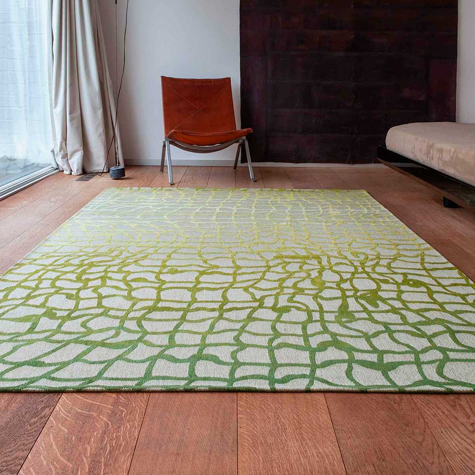 Republic Green 9204 Mad Men Dedalo Rug