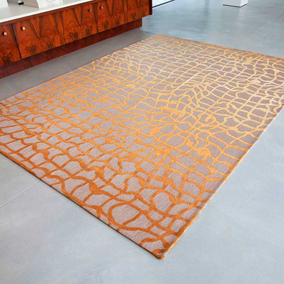 Yellow Scarab 9205 Mad Men Dedalo Rug