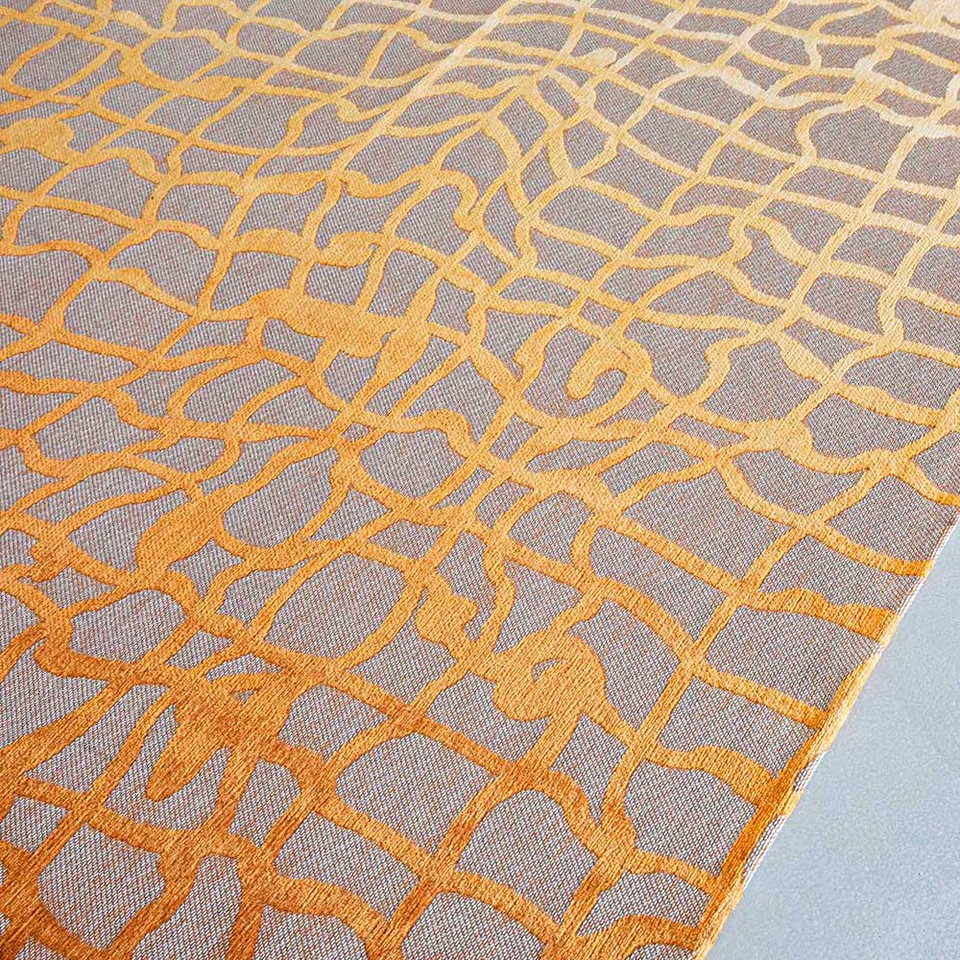 Yellow Scarab 9205 Mad Men Dedalo Rug
