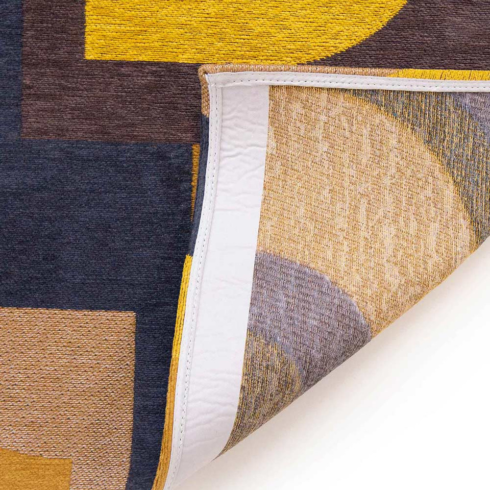 Module Nuance Yellow Meyer 9210 Indoor Outdoor Washable Eco Rug