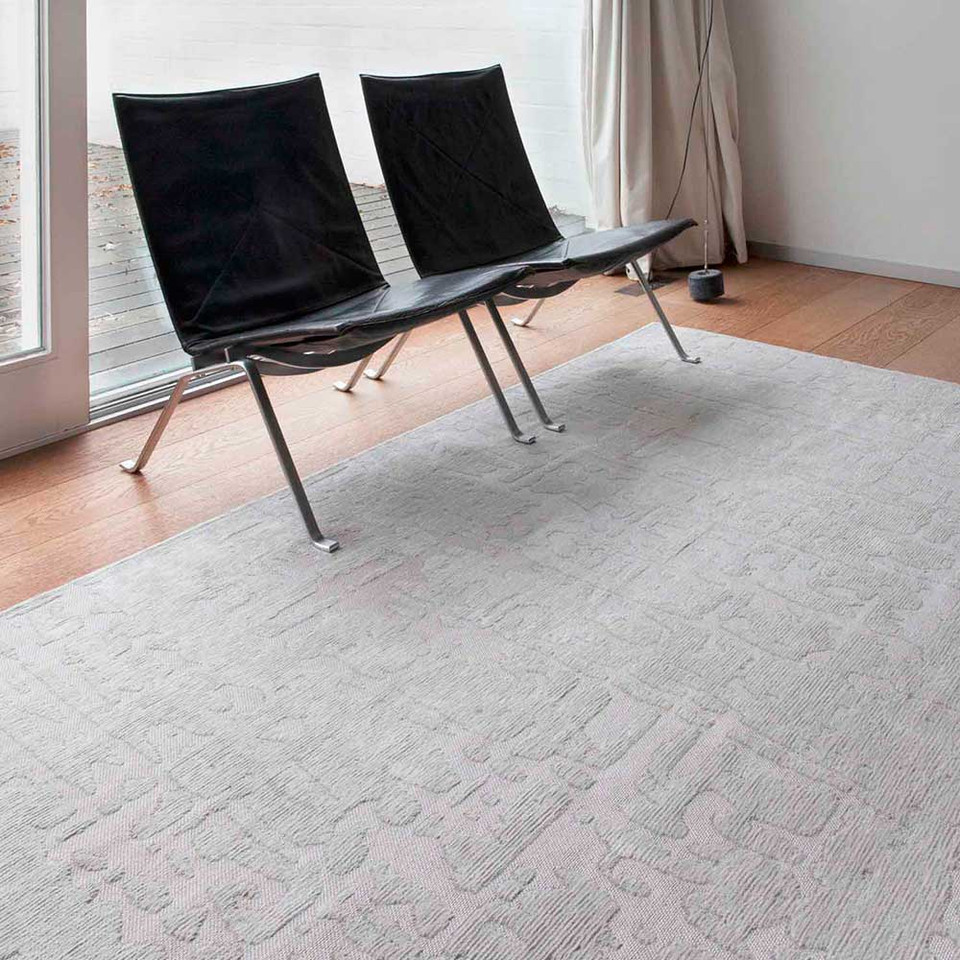 Structures Baobab Tsingy Oyster 9198 Indoor Outdoor Washable Eco Rug