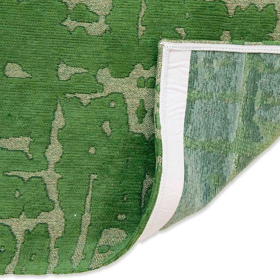 Structures Baobab Perriers Green 9202 Indoor Outdoor Washable Eco Rug