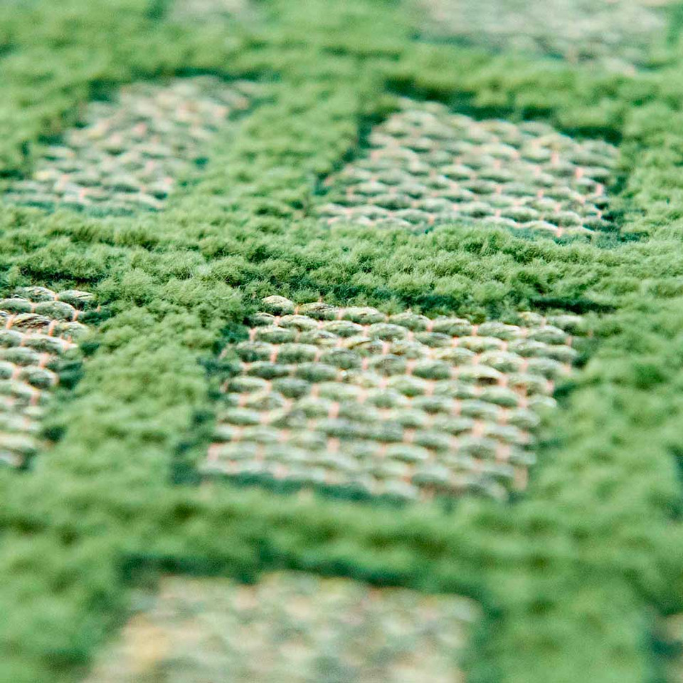 Alta Green 9249 Structures Trammel Rug