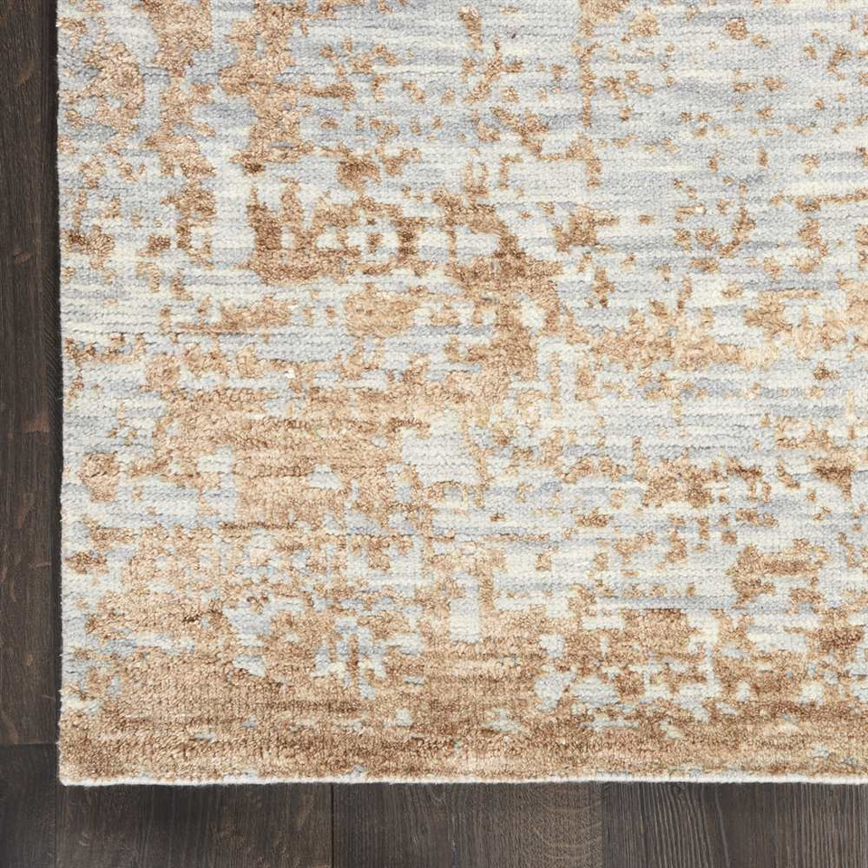 Luna Rug LUN01 Abstract Blue Mocha