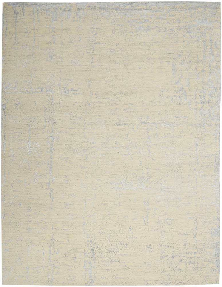Luna Rug LUN01 Ivory Silver Blue Abstract