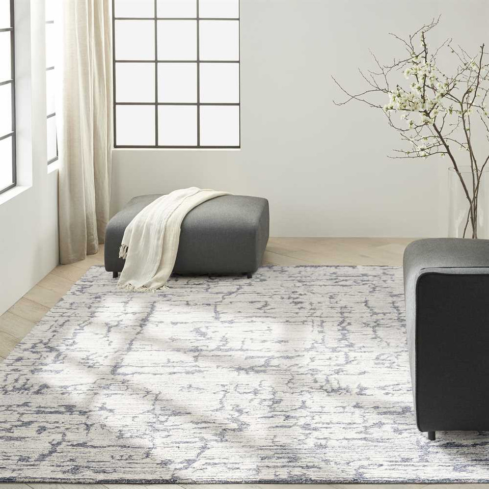 Calvin Klein Rug CK009 Blue Sculptural