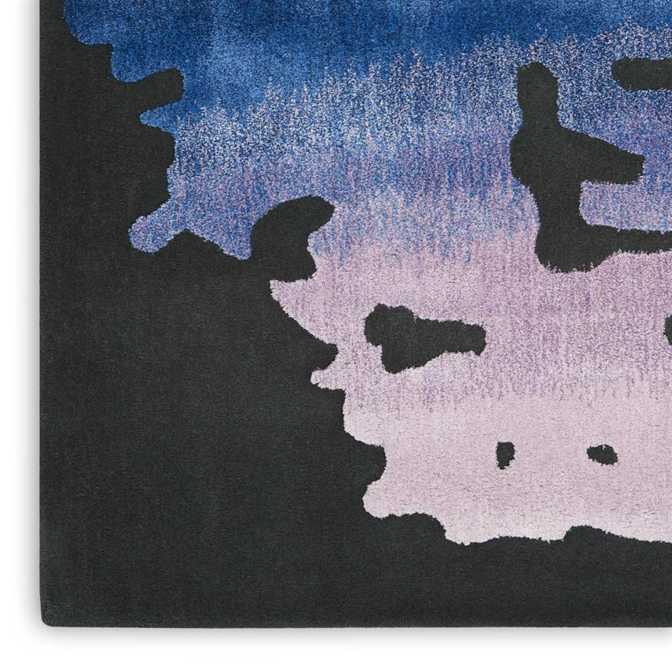 Prismatic PRS23 Black Multi Wool Rug
