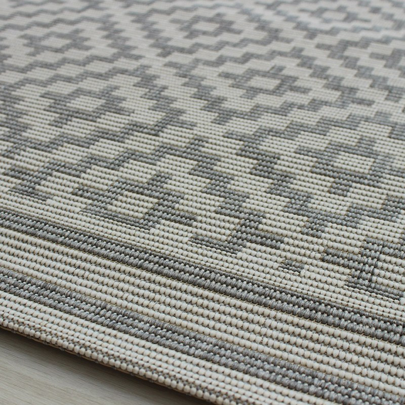 Outdoor Rug Patio Diamond Grey 160x230cm