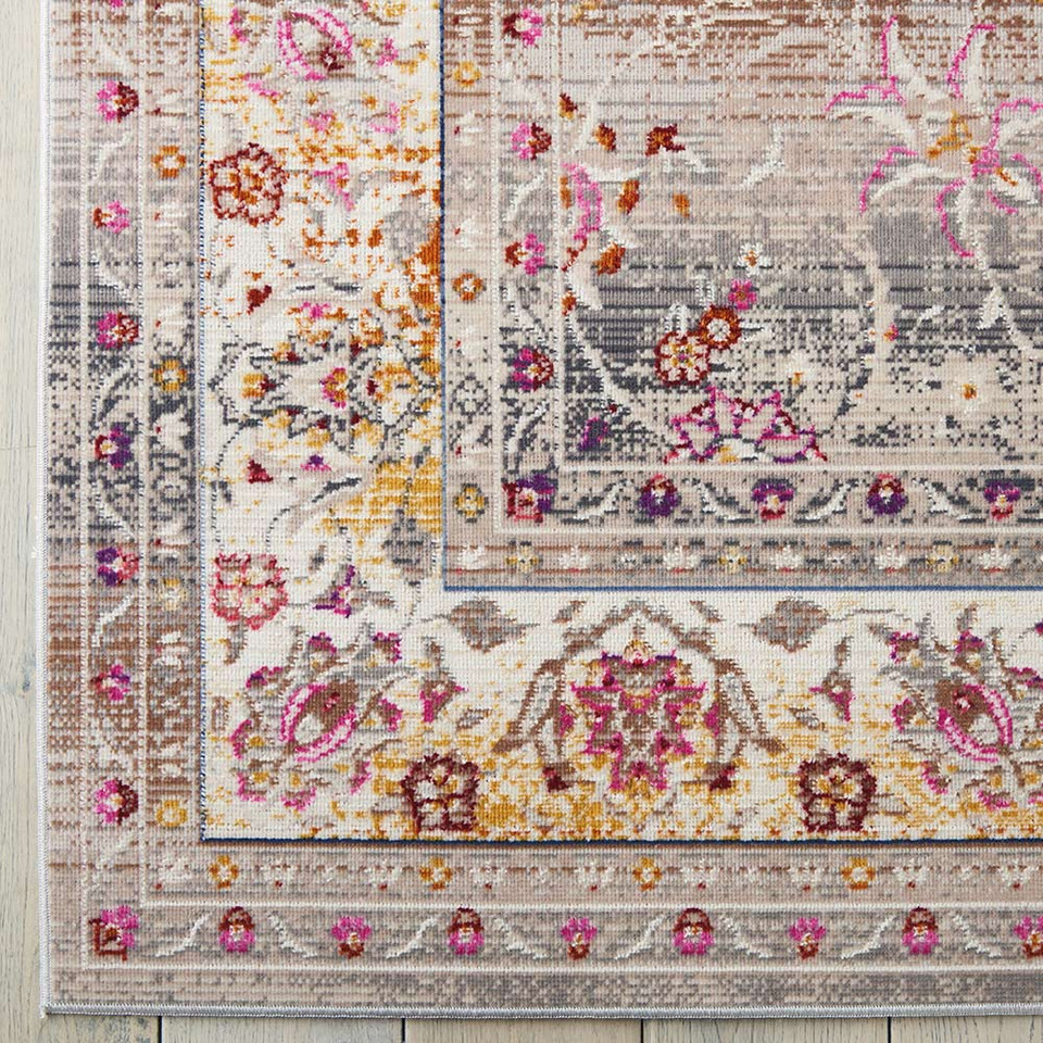 On Sale Grey Vintage Kashan Rug VKA01 61x183cm