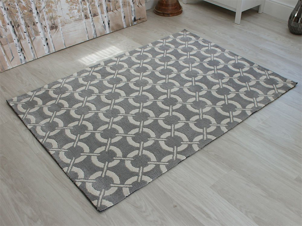 Arlo Buckle Rug Ivory 200x300cm