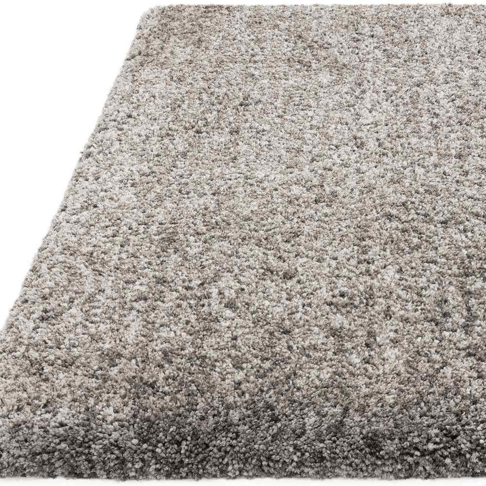 Barnaby Soft Shaggy Rug Plain Graphite