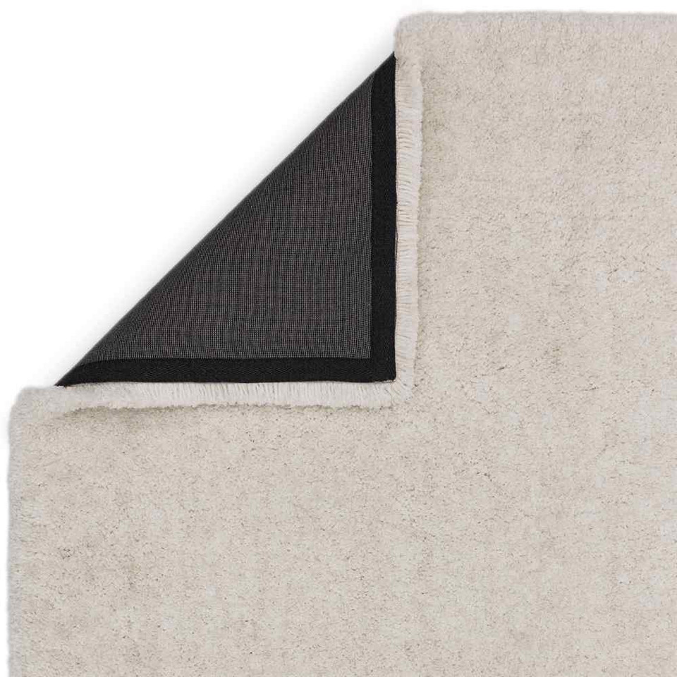 Barnaby Soft Shaggy Rug Plain Off White