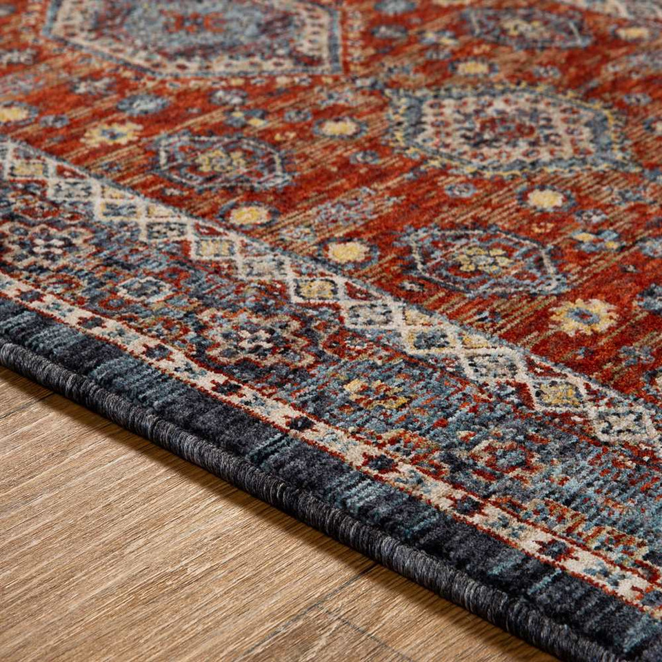 Sarouk Traditional Red Rug 8022E 160x235cm