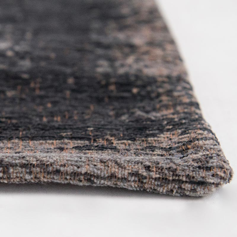 Medallion Mineral Black 8263 Indoor Outdoor Washable Eco Rug