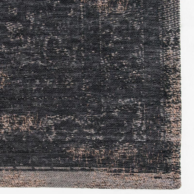 Medallion Mineral Black 8263 Indoor Outdoor Washable Eco Rug