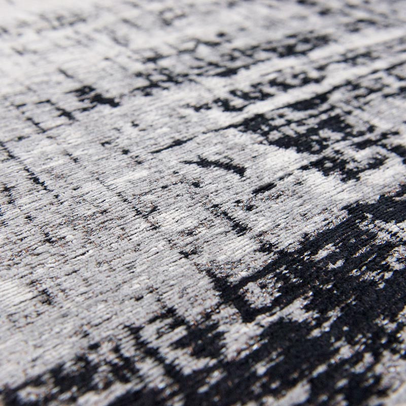 Griff Metro Black White 8926 Indoor Outdoor Washable Eco Rug