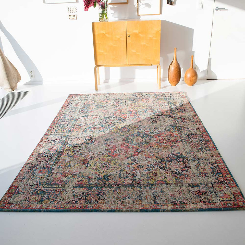 Bakhtiari Janiserry Antique 8712 Indoor Outdoor Washable Eco Rug