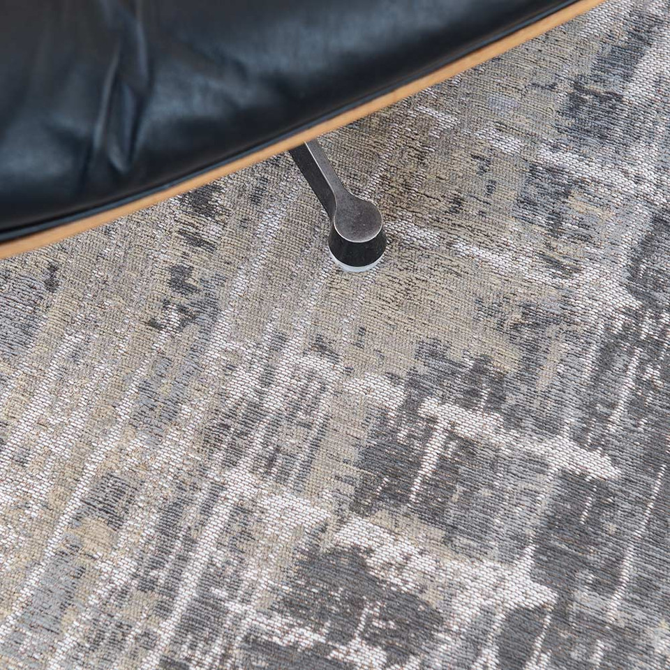 Atlantic Streaks Coney Grey 8716 Indoor Outdoor Washable Eco Rug