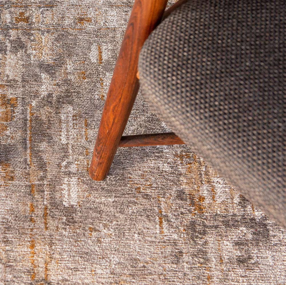 Ushak Suleiman Grey 8884 Indoor Outdoor Washable Eco Rug