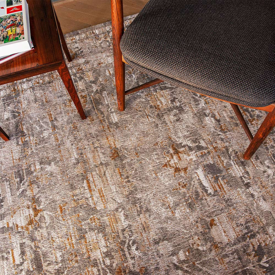 Ushak Suleiman Grey 8884 Indoor Outdoor Washable Eco Rug