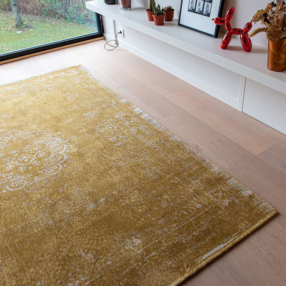 Medallion Spring Moss 9145 Indoor Outdoor Washable Eco Rug