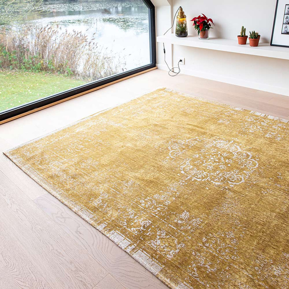Medallion Spring Moss 9145 Indoor Outdoor Washable Eco Rug
