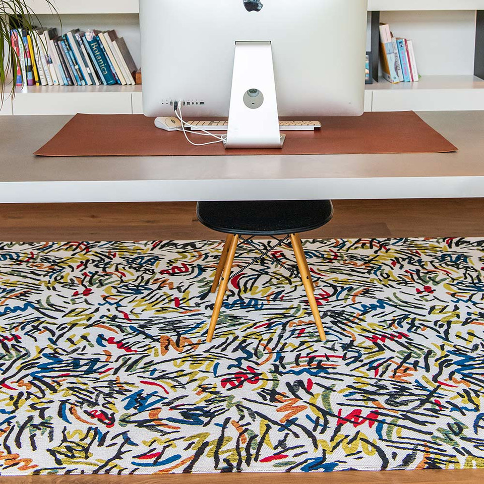Gallery Street Graph 9144 Indoor Outdoor Washable Eco Rug