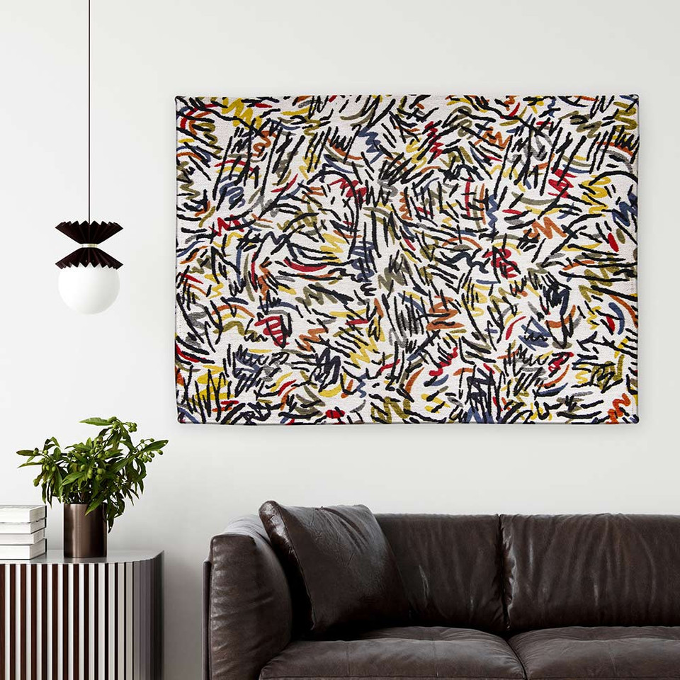 Gallery Street Graph 9144 Indoor Outdoor Washable Eco Rug