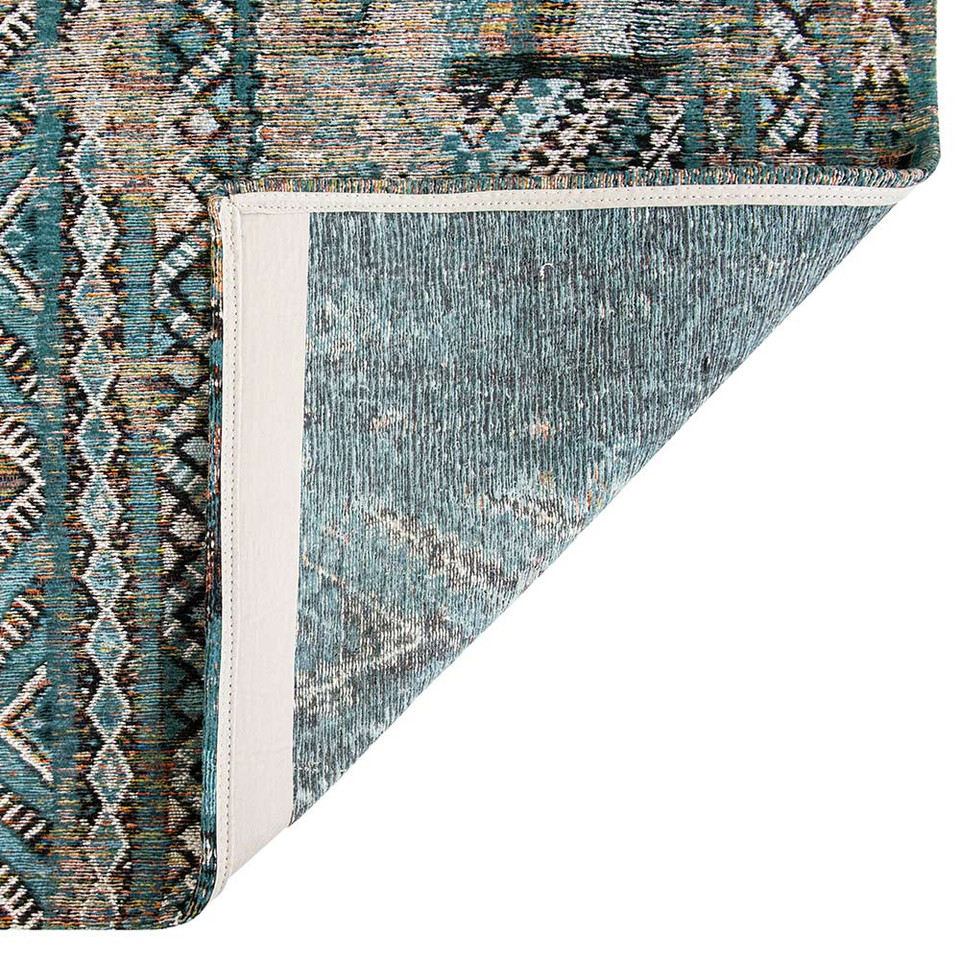 Kilim Zemmuri Blue 9110 Indoor Outdoor Washable Eco Rug