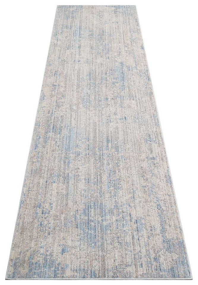 Essence ESSC02 Silver Blue Rug by Concept Looms