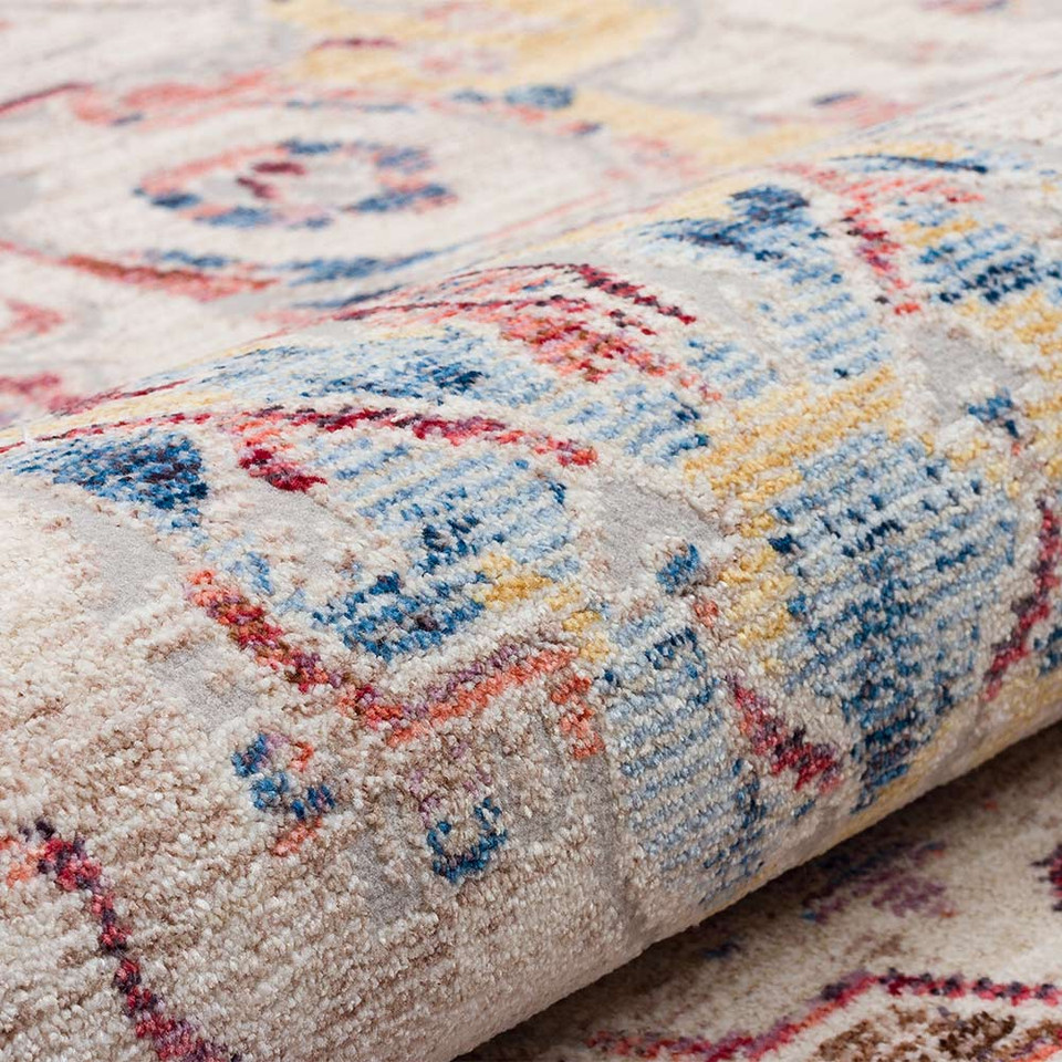 Heritage HRTG101 Ivory Multi Rug by Concept Looms