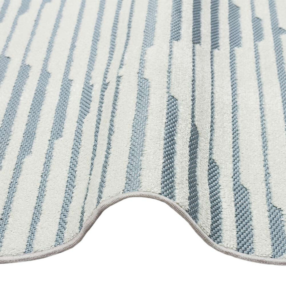 Jazz Indoor Outdoor JAZ08 Blue Rug by Concept Looms