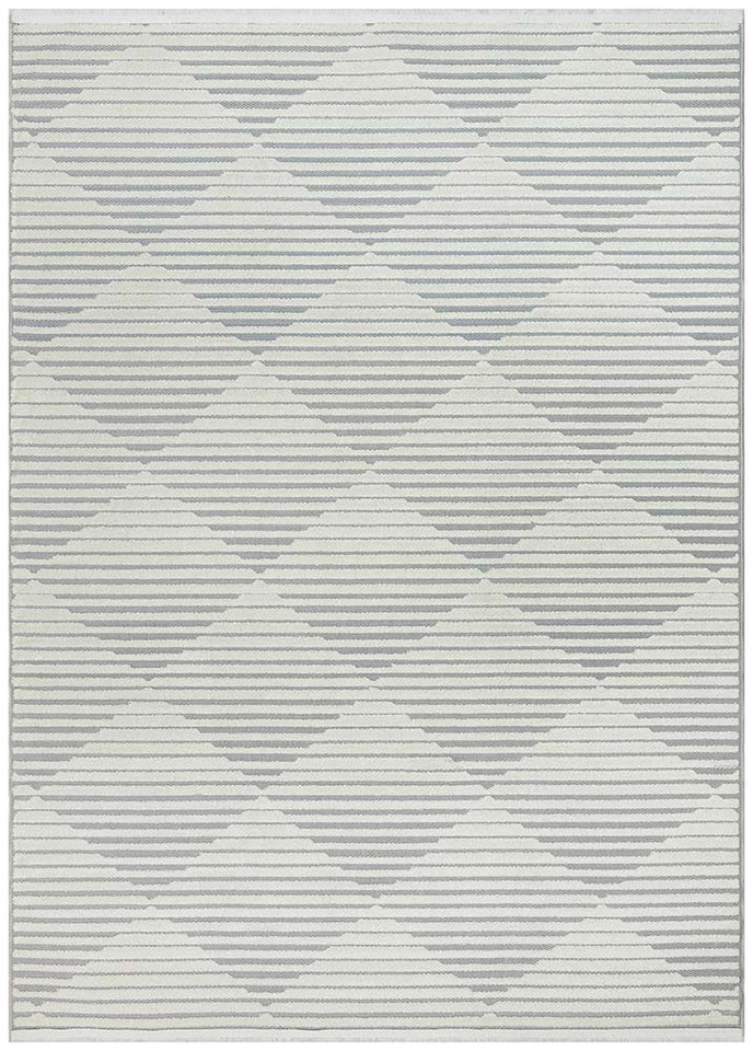 Jazz Indoor Outdoor JAZ10 Silver Rug by Concept Looms