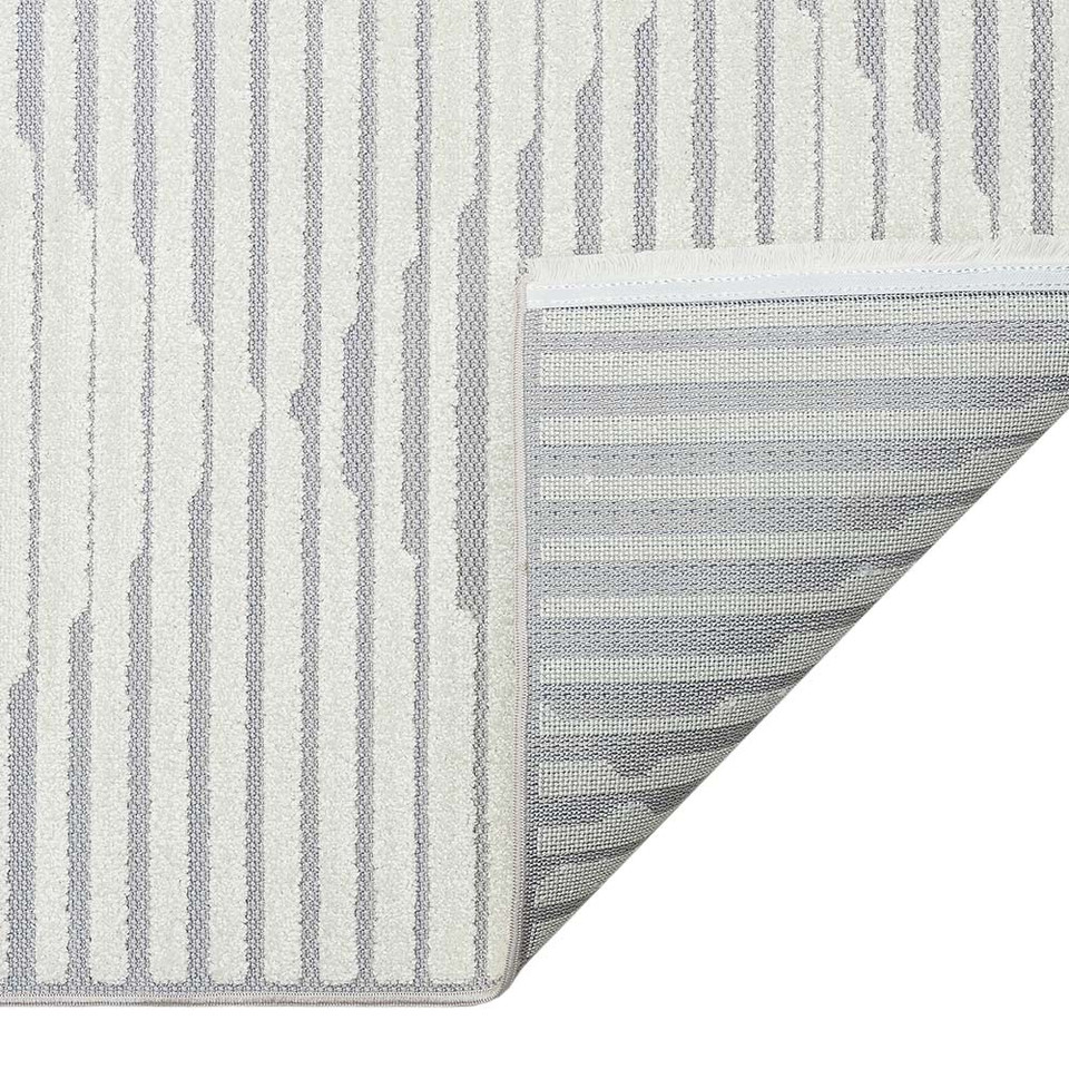 Jazz Indoor Outdoor JAZ10 Silver Rug by Concept Looms
