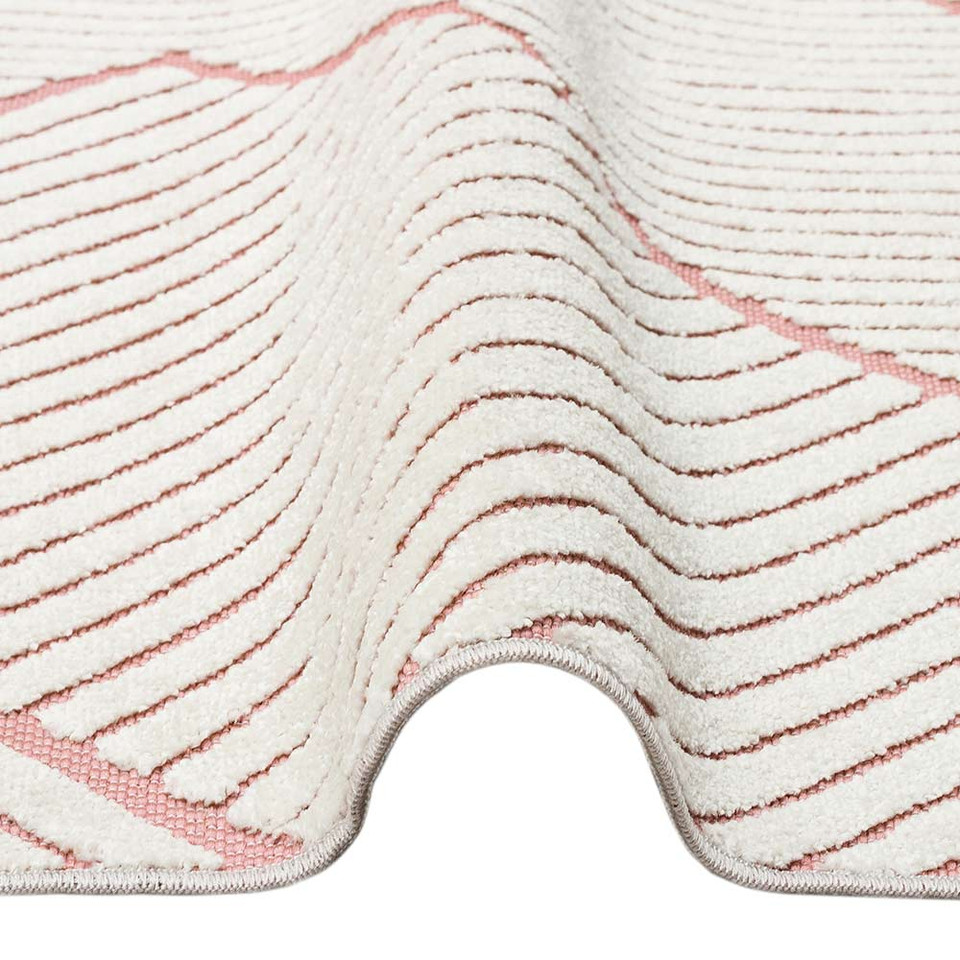 Jazz Indoor Outdoor JAZ14 Rose Rug by Concept Looms