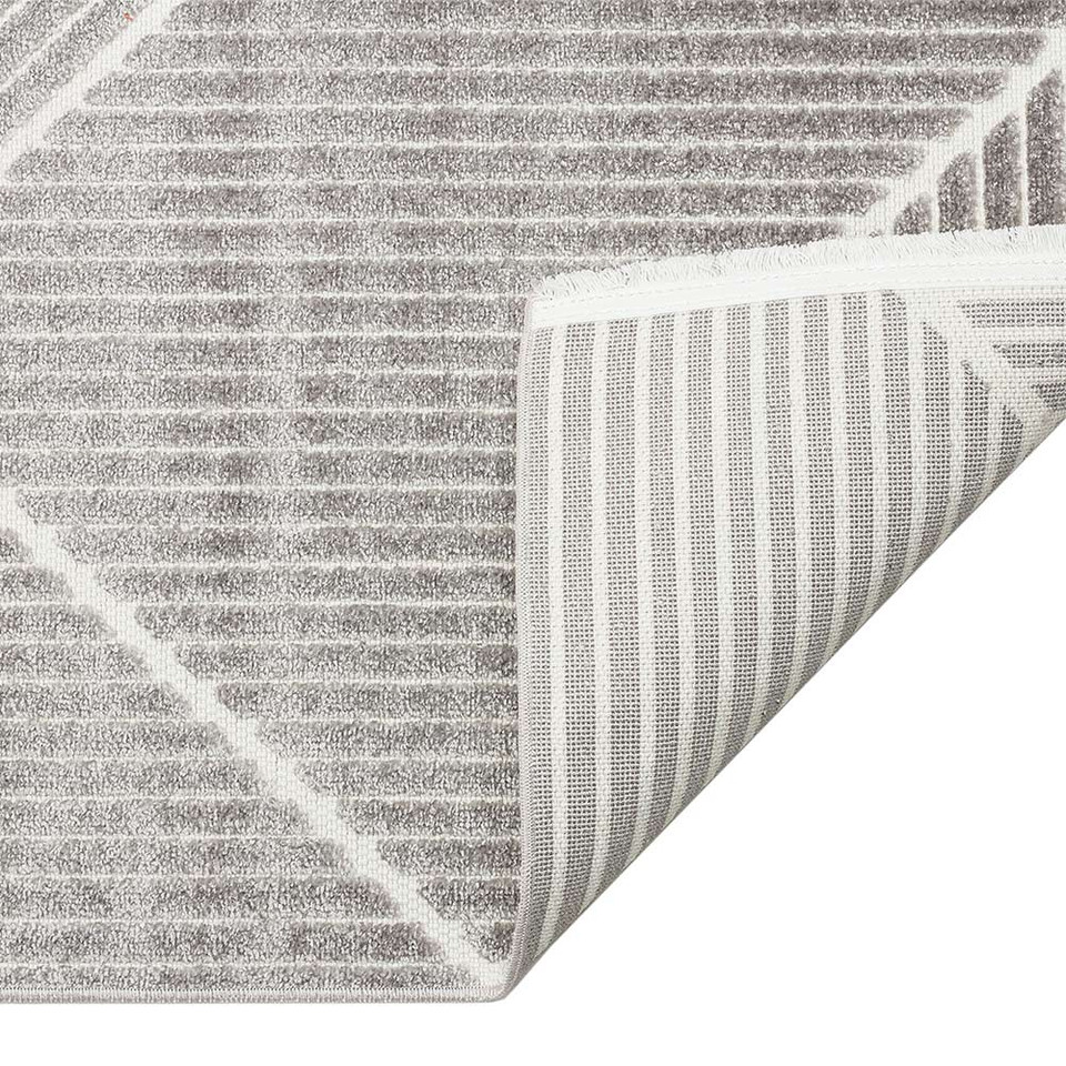 Jazz Indoor Outdoor JAZ17 Silver Rug by Concept Looms