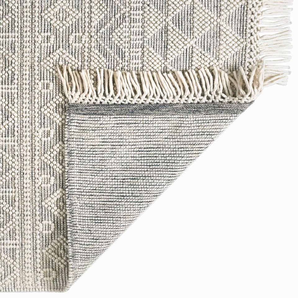 Anya Anya01 Natural Flatweave Geo Rug
