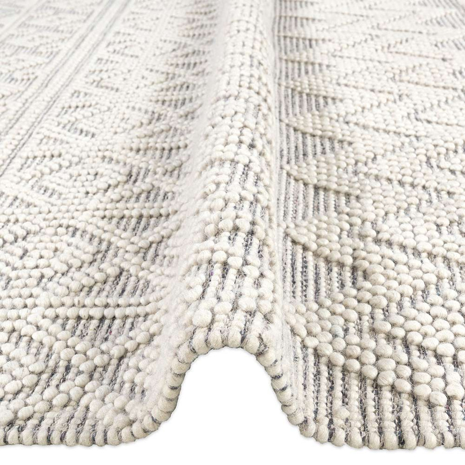 Anya Anya01 Natural Flatweave Geo Rug