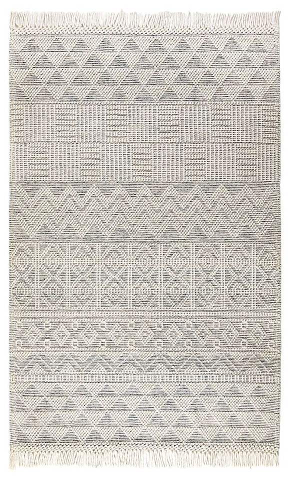 Anya Anya01 Natural Flatweave Geo Rug