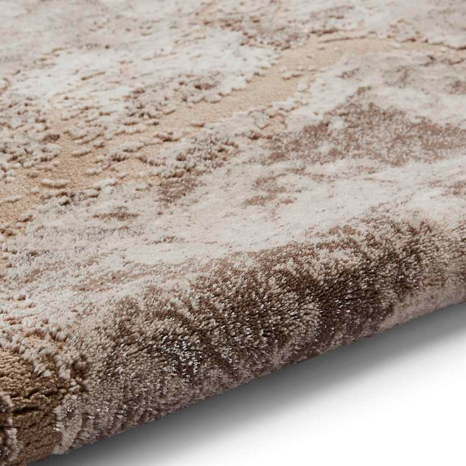 Abstract Beige Silver Rug Florence 50032