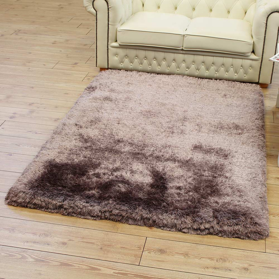Ultra Thick Plush Shaggy Rug Dusk Pink